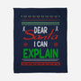 Dear Santa I Can Explain-None-Fleece-Blanket-fanfabio