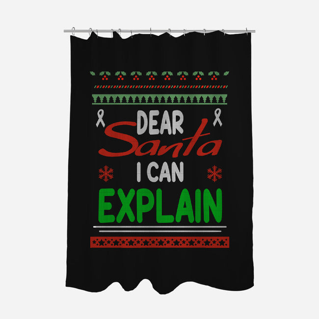 Dear Santa I Can Explain-None-Polyester-Shower Curtain-fanfabio