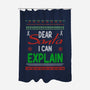 Dear Santa I Can Explain-None-Polyester-Shower Curtain-fanfabio