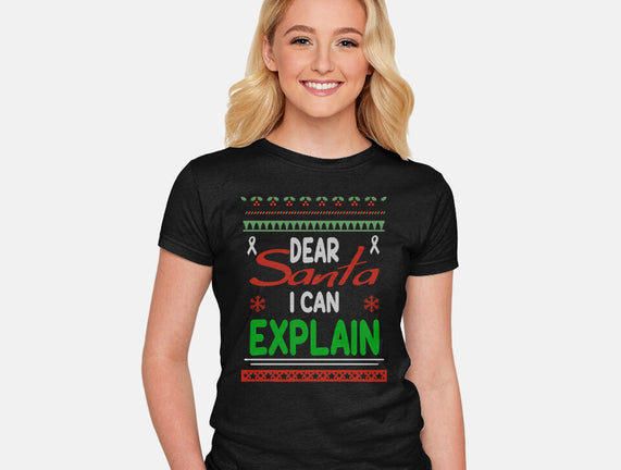 Dear Santa I Can Explain