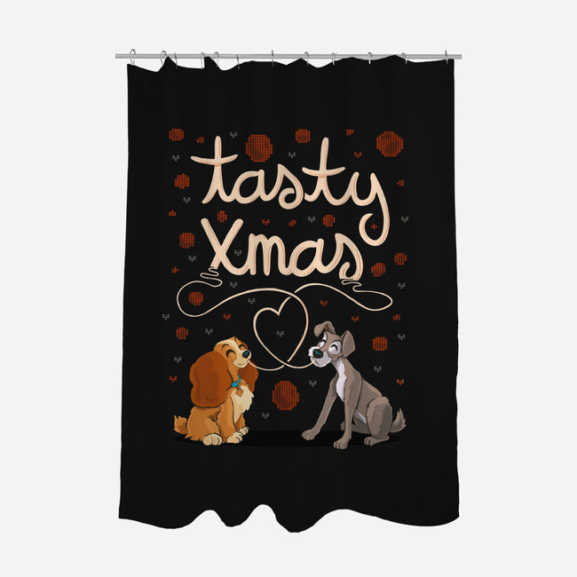 Tasty Xmas-None-Polyester-Shower Curtain-IdeasConPatatas