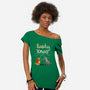 Tasty Xmas-Womens-Off Shoulder-Tee-IdeasConPatatas