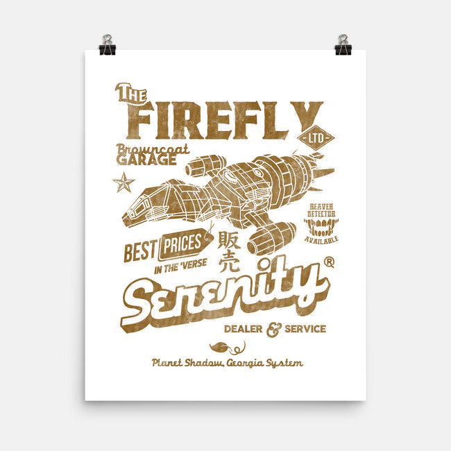 Firefly Garage-None-Matte-Poster-Arinesart