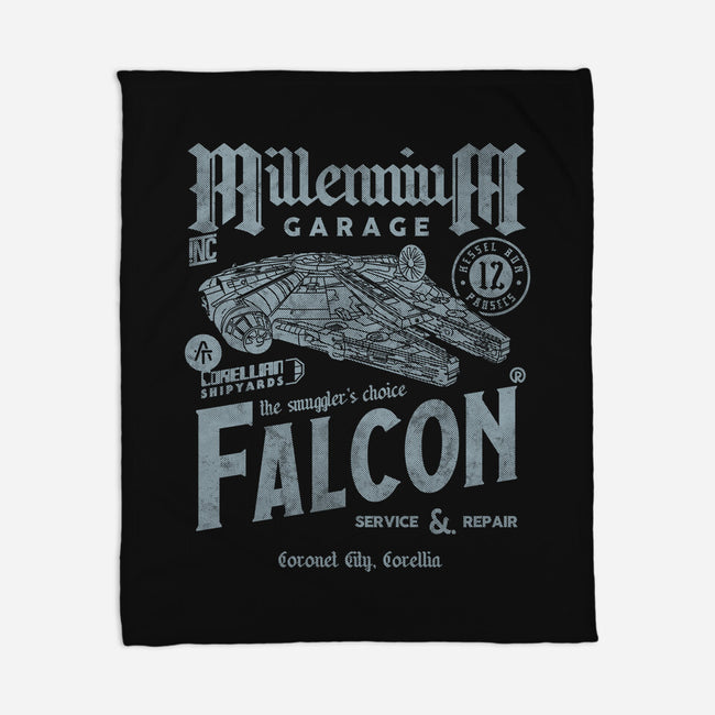 Millennium Garage-None-Fleece-Blanket-Arinesart