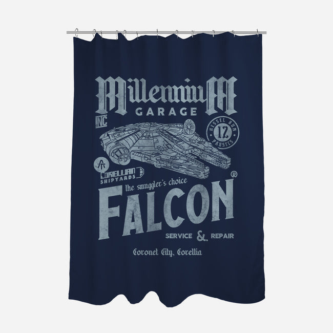 Millennium Garage-None-Polyester-Shower Curtain-Arinesart