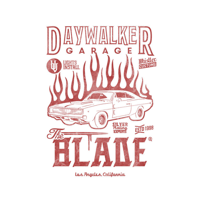 Daywalker Garage-Womens-Fitted-Tee-Arinesart