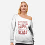 Daywalker Garage-Womens-Off Shoulder-Sweatshirt-Arinesart