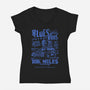 Blues Brothers Garage-Womens-V-Neck-Tee-Arinesart