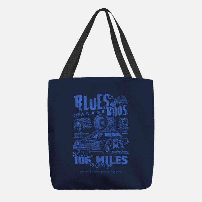 Blues Brothers Garage-None-Basic Tote-Bag-Arinesart