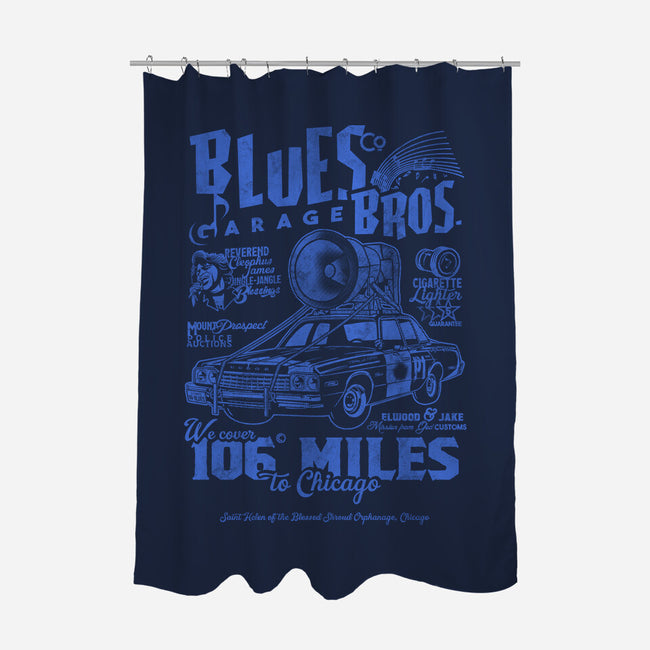 Blues Brothers Garage-None-Polyester-Shower Curtain-Arinesart