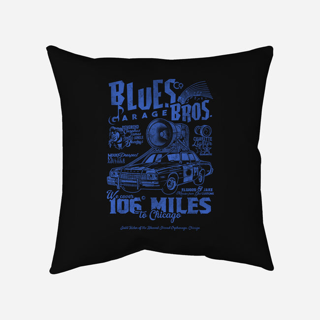 Blues Brothers Garage-None-Removable Cover w Insert-Throw Pillow-Arinesart