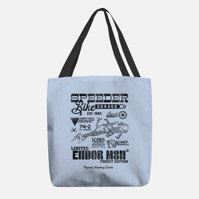 Speeder Bike Garage-None-Basic Tote-Bag-Arinesart