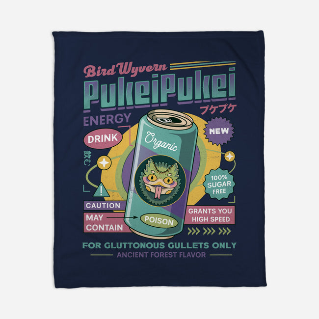 Pukei Pukei Energy Drink-None-Fleece-Blanket-LAGELANTEE