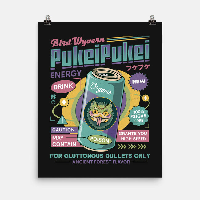 Pukei Pukei Energy Drink-None-Matte-Poster-LAGELANTEE