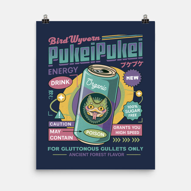 Pukei Pukei Energy Drink-None-Matte-Poster-LAGELANTEE