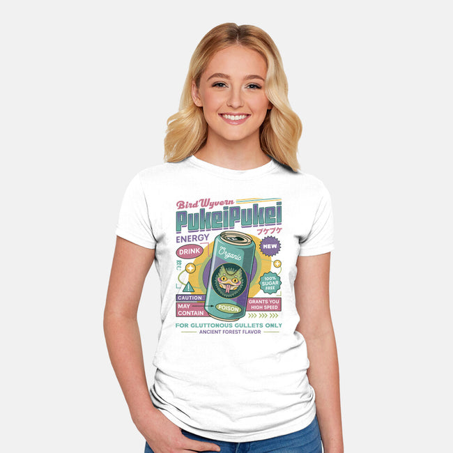 Pukei Pukei Energy Drink-Womens-Fitted-Tee-LAGELANTEE