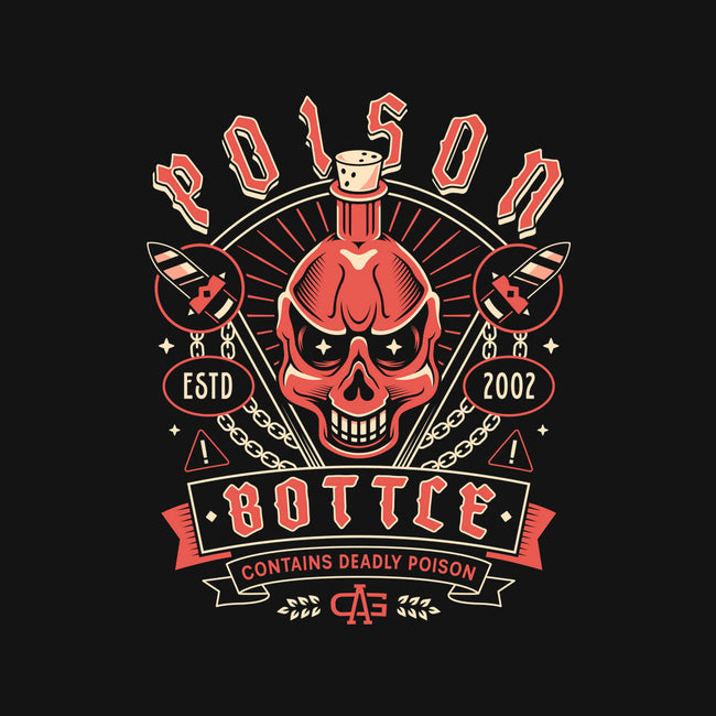 Poison Bottle Crest-Womens-Off Shoulder-Sweatshirt-LAGELANTEE