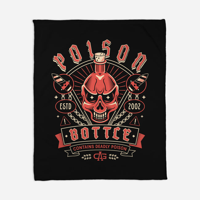 Poison Bottle Crest-None-Fleece-Blanket-LAGELANTEE