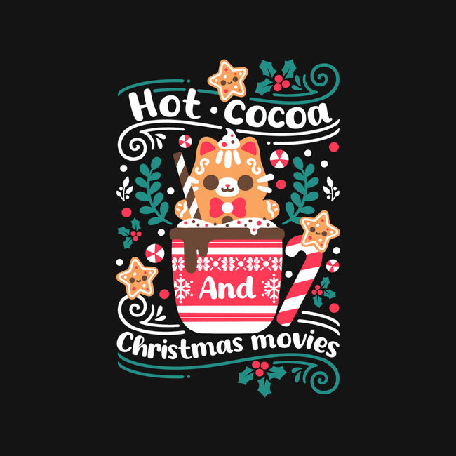 Hot Cocoa And Christmas Movies-Youth-Pullover-Sweatshirt-NemiMakeit