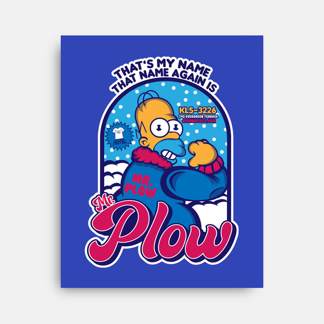 Mr. Plow-None-Stretched-Canvas-SuperEdu