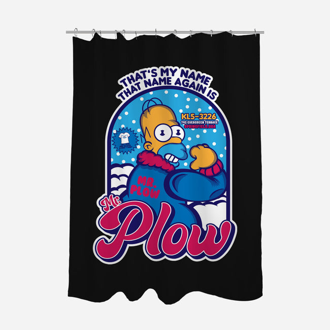 Mr. Plow-None-Polyester-Shower Curtain-SuperEdu