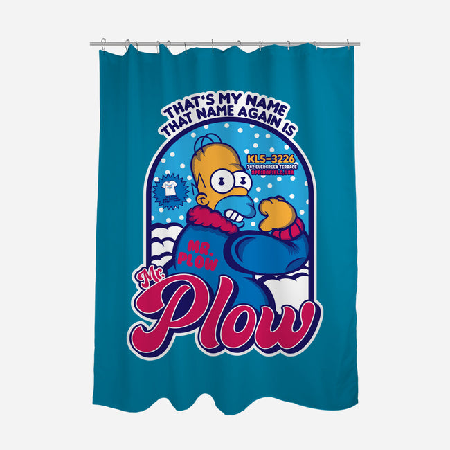 Mr. Plow-None-Polyester-Shower Curtain-SuperEdu