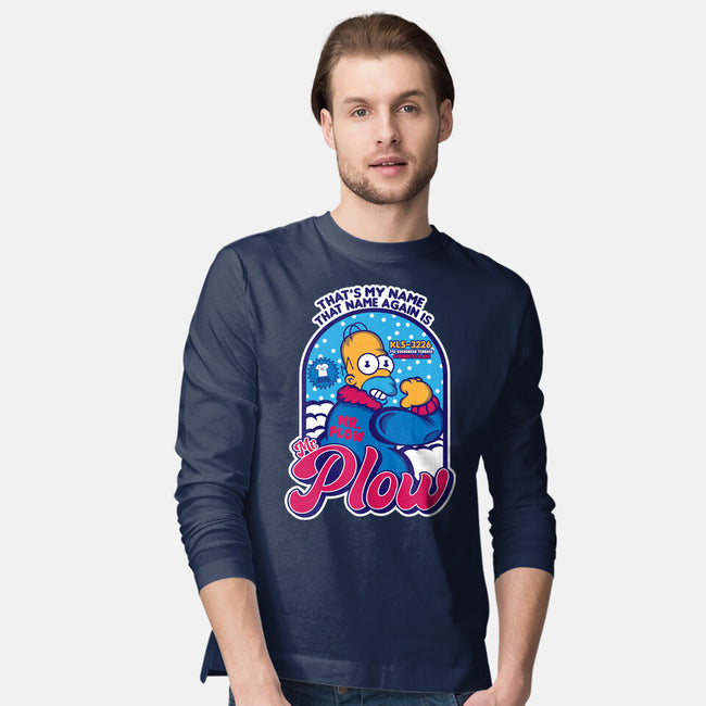 Mr. Plow-Mens-Long Sleeved-Tee-SuperEdu