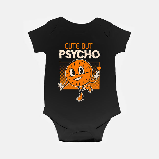 Cute But Psycho Miss Minutes-Baby-Basic-Onesie-tobefonseca