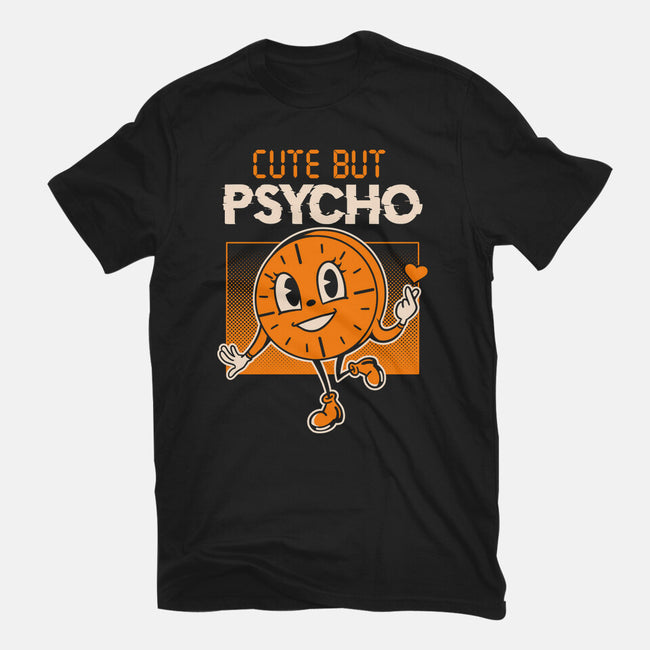 Cute But Psycho Miss Minutes-Unisex-Basic-Tee-tobefonseca