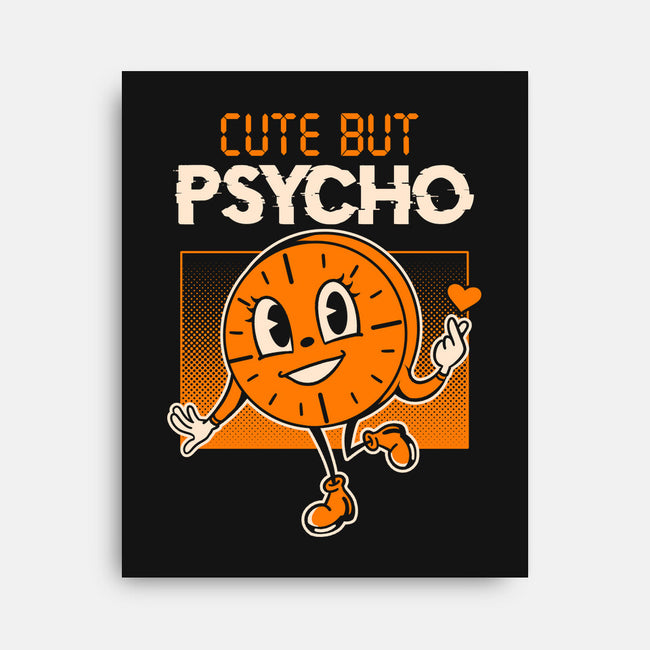 Cute But Psycho Miss Minutes-None-Stretched-Canvas-tobefonseca