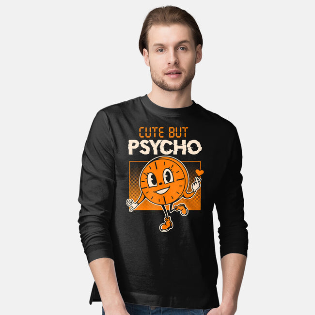 Cute But Psycho Miss Minutes-Mens-Long Sleeved-Tee-tobefonseca