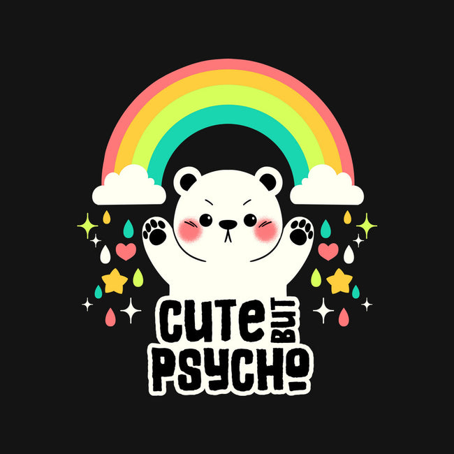 Cute But Psycho Bear-None-Glossy-Sticker-tobefonseca