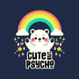 Cute But Psycho Bear-None-Fleece-Blanket-tobefonseca