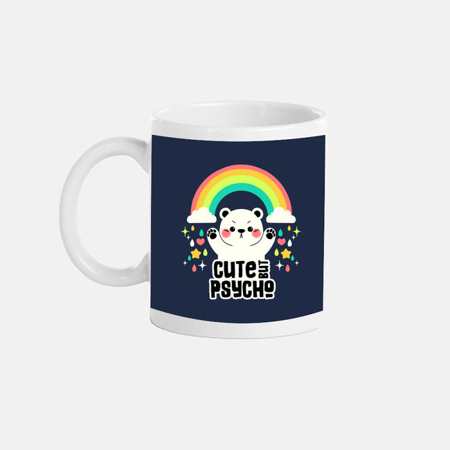 Cute But Psycho Bear-None-Mug-Drinkware-tobefonseca