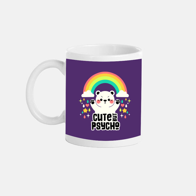 Cute But Psycho Bear-None-Mug-Drinkware-tobefonseca