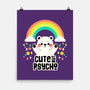 Cute But Psycho Bear-None-Matte-Poster-tobefonseca