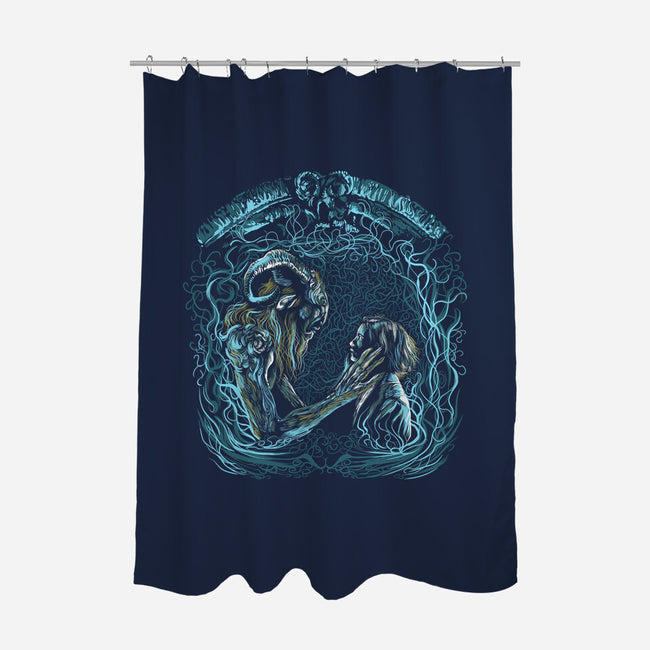 Starry Faun-None-Polyester-Shower Curtain-zascanauta