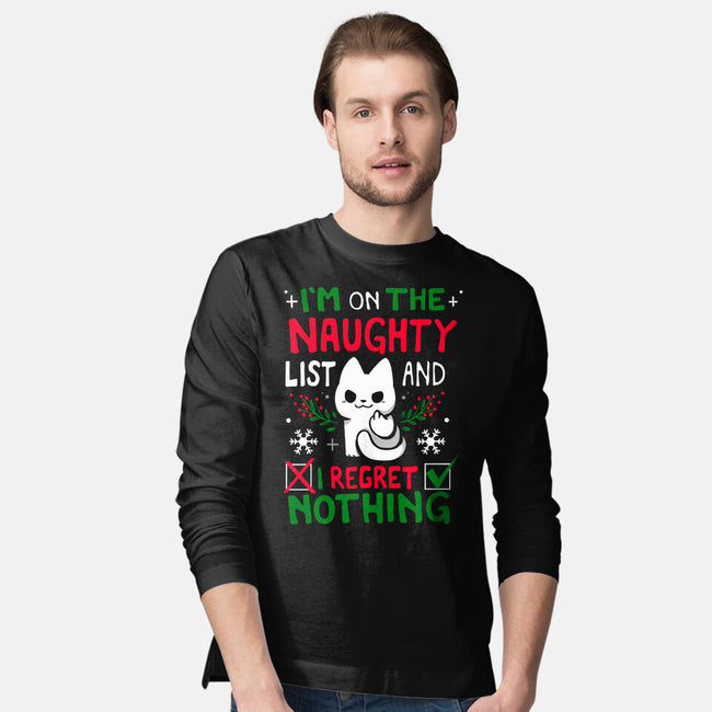 And I Regret Nothing-Mens-Long Sleeved-Tee-Vallina84