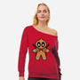 Gingerbread Pool-Womens-Off Shoulder-Sweatshirt-krisren28