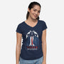 Make The Empire-Womens-V-Neck-Tee-yumie