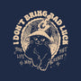 I Don't Bring Bad Luck-Womens-V-Neck-Tee-yumie