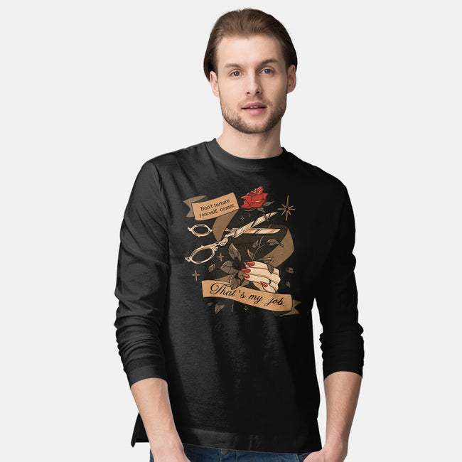 Don't Torture Yourself Gomez-Mens-Long Sleeved-Tee-yumie