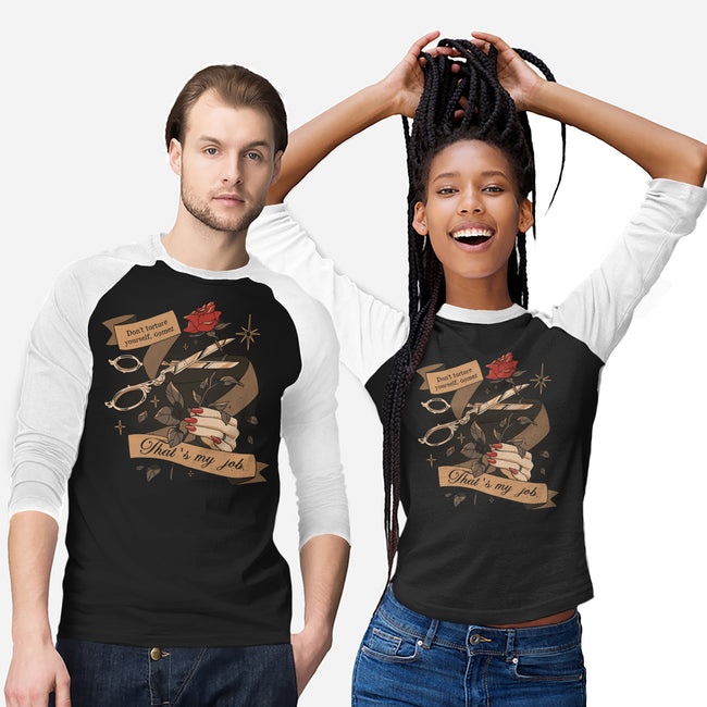 Don't Torture Yourself Gomez-Unisex-Baseball-Tee-yumie