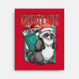 Naughty And Nice Santa-None-Stretched-Canvas-palmstreet