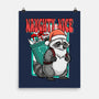 Naughty And Nice Santa-None-Matte-Poster-palmstreet