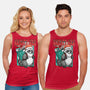 Naughty And Nice Santa-Unisex-Basic-Tank-palmstreet