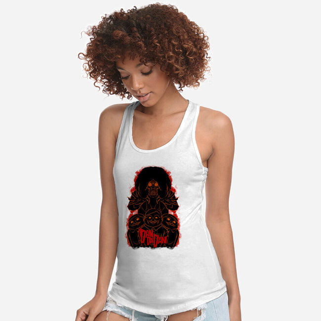 Granny X Alien-Womens-Racerback-Tank-spoilerinc