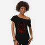 Granny X Alien-Womens-Off Shoulder-Tee-spoilerinc