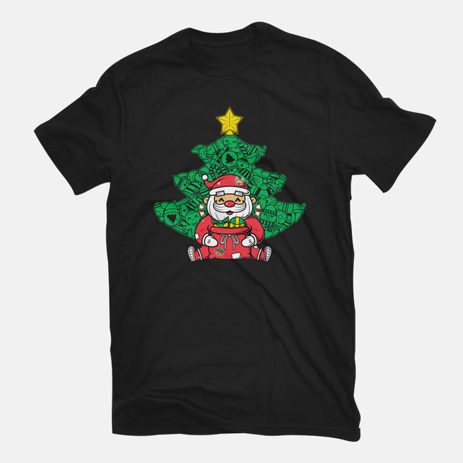 Doodle Claus-Unisex-Basic-Tee-krisren28