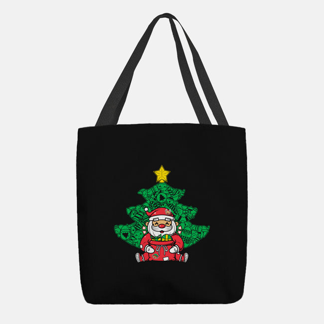 Doodle Claus-None-Basic Tote-Bag-krisren28